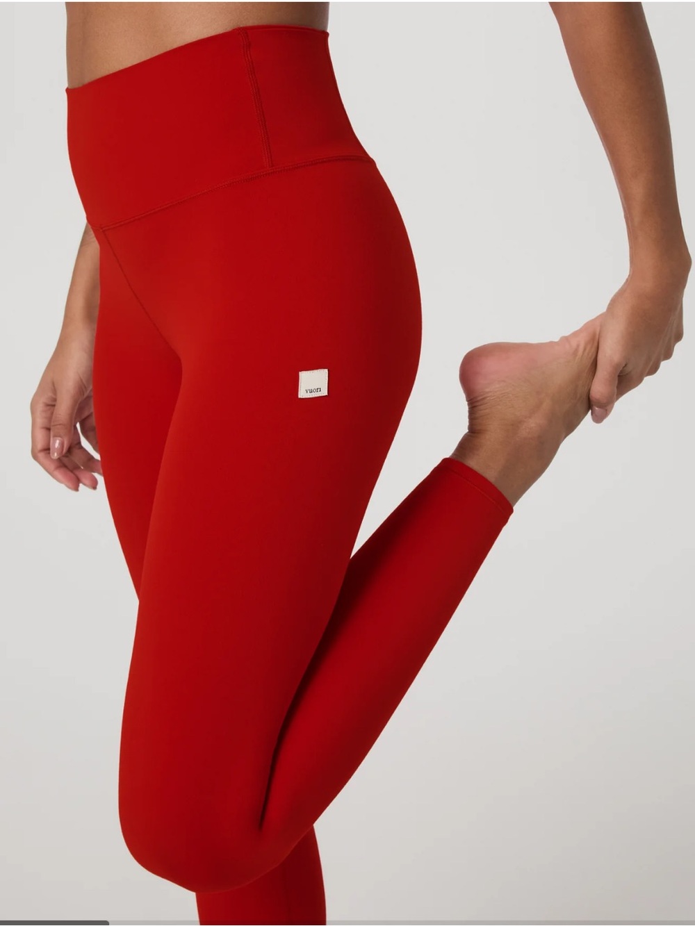 Vuori AllTheFeels™ Legging In Cherry Red Regular Length Women’s Size M